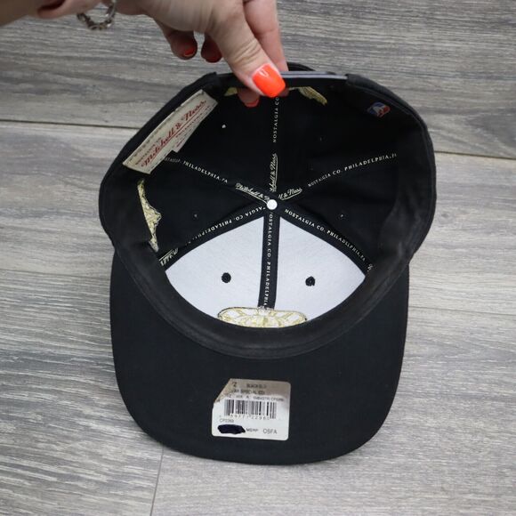 Mitchell Ness Hat Mens One Size Black NBA NOLA 2017 Embroidered Casual Cap - Picture 13 of 16